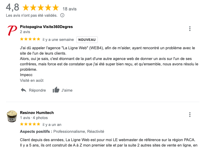 avis agence internet aix en provence