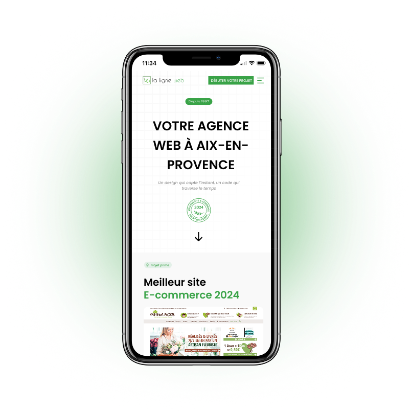 Agence web Aix en Provence Marseille La Ligne Web application